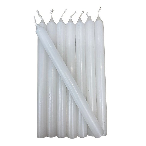 Vela Palito Branca 18cm por Kg