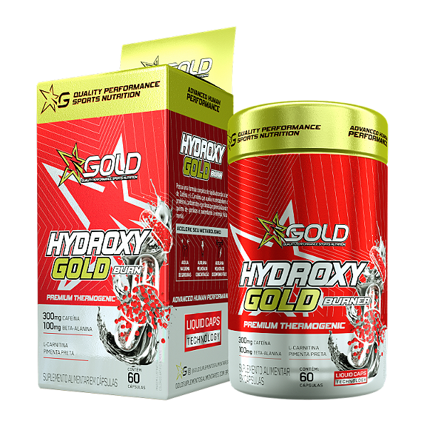 Termogênico Hydroxy Gold Burn (60 cáps)