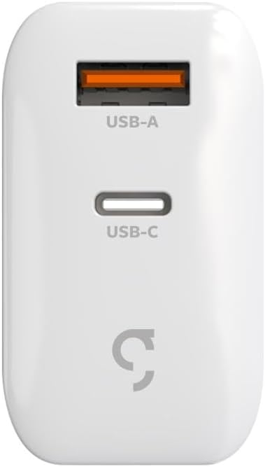 Geonav Carregador Universal SuperPower GaN Duo, 65W, 1 USB-A e 1 USB-C, tecnologias Quick Charge, Power Delivery, PPS*, CH65PDQC, Branco