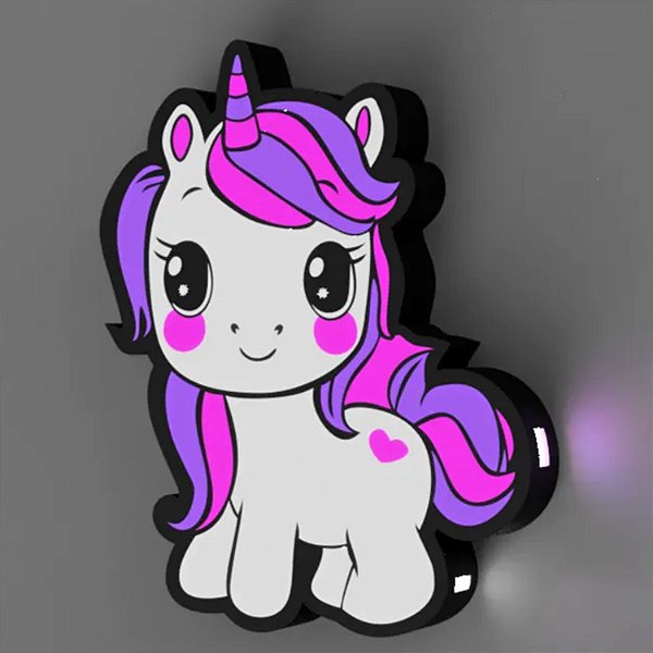 Luminária Baby Unicórinio