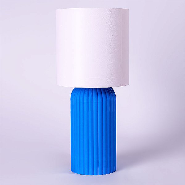 Luminária Slim Azul