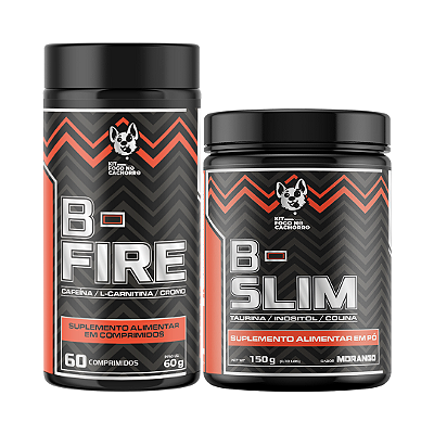 KIT EMAGRECEDOR FOGO NO CACHORRO(B-FIRE + B-SLIM) - 13 NUTRITION #DESCONTO