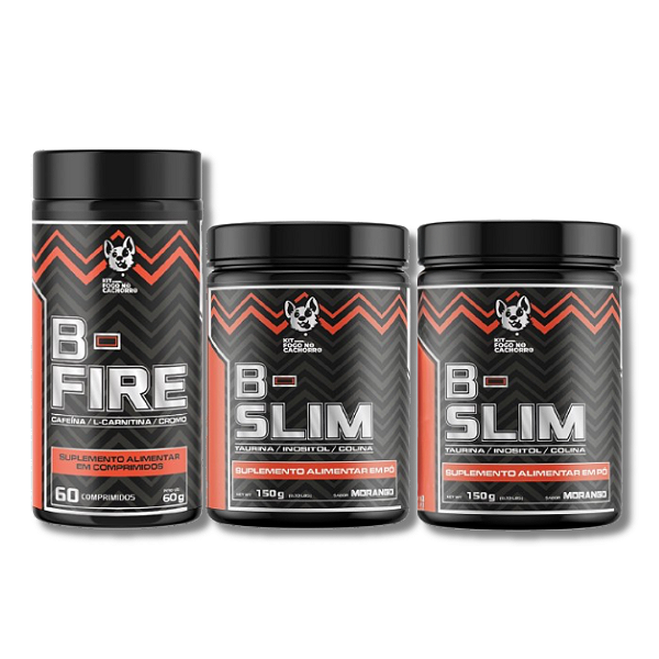 KIT EMAGRECEDOR FOGO NO CACHORRO(B-FIRE + 2x B-SLIM) - 13 NUTRITION #DESCONTO