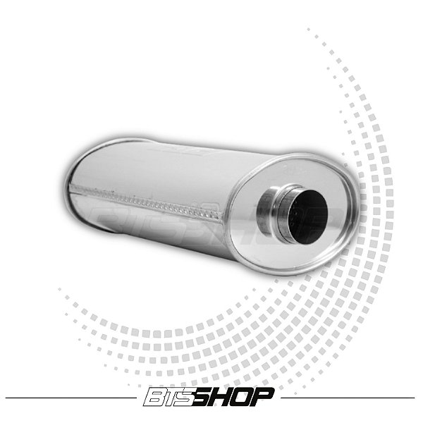 Abafador Bts Perfomance Inox 304 Polido 2.5"Pol 1 Entrada - 2 Saídas