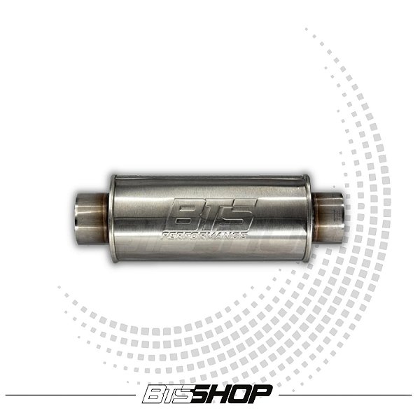Abafador Bts Inox 430 Escovado Redondo 300mm X 3"