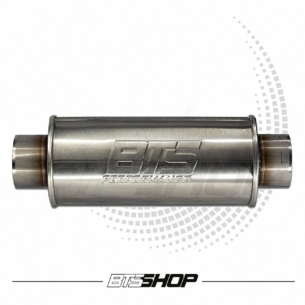 Abafador Bts Inox 430 Escovado Redondo 300mm X 3"
