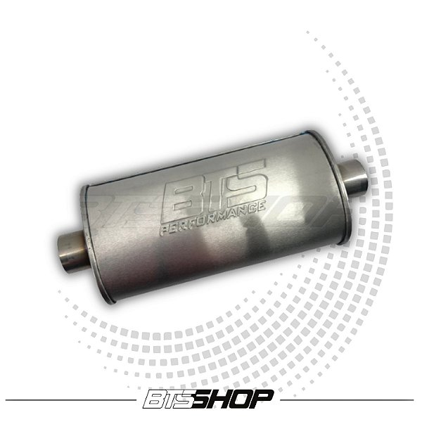 Abafador Bts Inox 430 Escovado Oval 300mm X 2.0"
