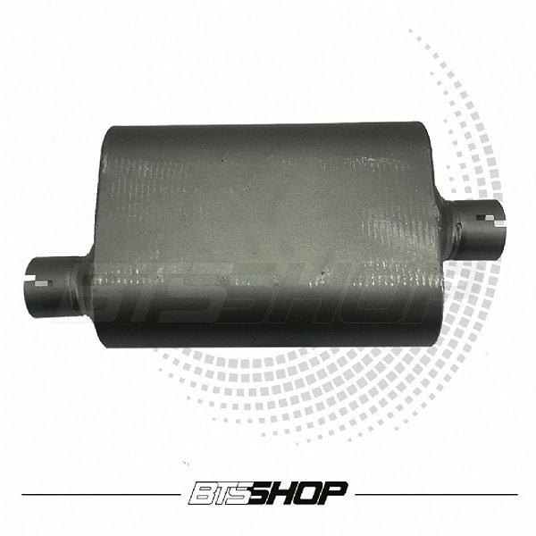Abafador / Silenciador Oval 2.1/2  Flowmaster 5x10 Aço Carbono 350mm
