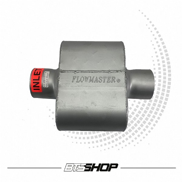 Abafador Flowmaster 3" Pol Oval 4x10" Aço Carbono 170mm
