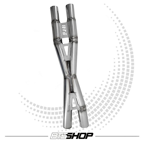 Escapamento X-Pipe Aço inox 304 para Ford Mustang 2018-2025