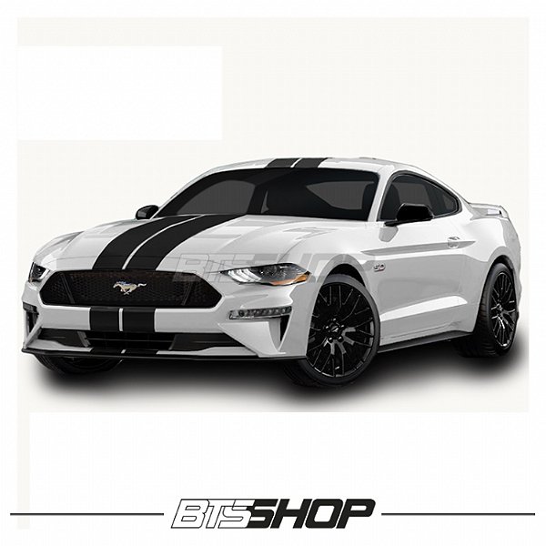 Faixas Adesivas Personalizadas - Mustang Racing Stripes 1 (GT 2018 / 2019 )
