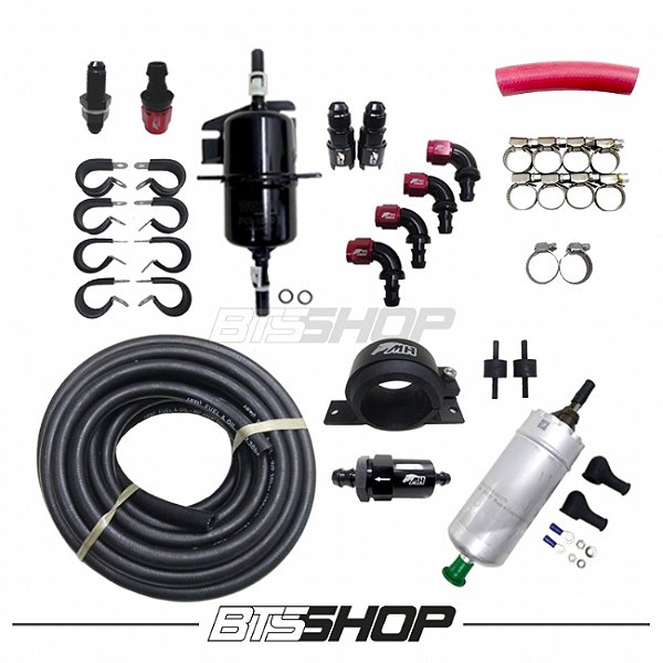 Kit linha de combustível com retorno para injeção eletrônica com bomba Bosch