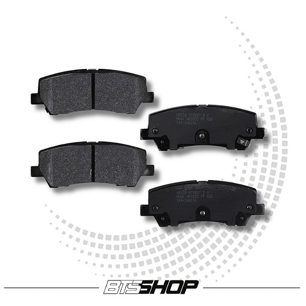 PASTILHA DE FREIO TRASEIRA HAWK HP PLUS FORD MUSTANG 18-23 (PISTA)