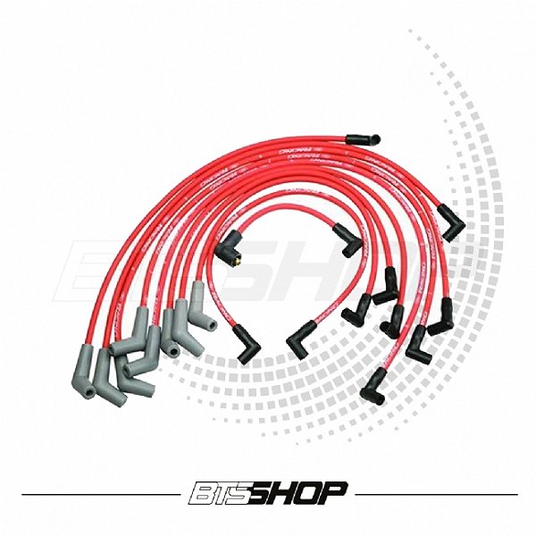 Jogo De Cabos De Vela V8 302-351w Ford Racing Vermelho