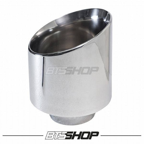 Ponteira em Aço Inox para escapamento - mod. Redonda / Chanfrada 4.5" - REF170