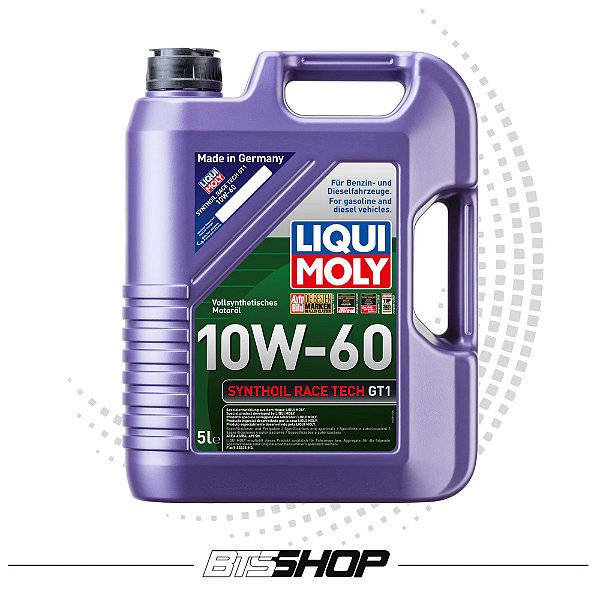 Óleo para Motor 10W-60 Liqui Moly - 5 Litros