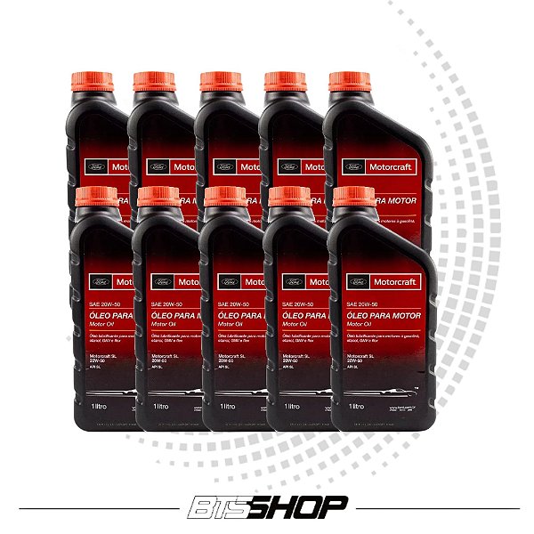 Kit Com 10 Óleos Motorcraft 20w50