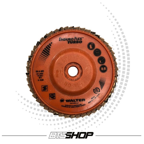 Disco Flap Enduro-Flex Turbo 4.1/2" X M14 GR. 36/60