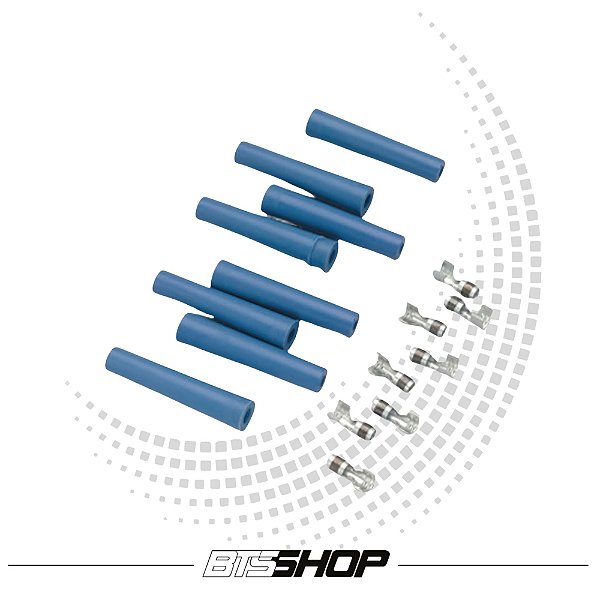 Conector Cabo De Vela Taylor 8MM V8 (Azul)