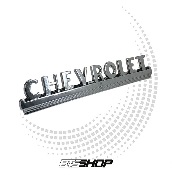 Emblema Lateral do Capô Original GM Chevrolet Boca de Sapo