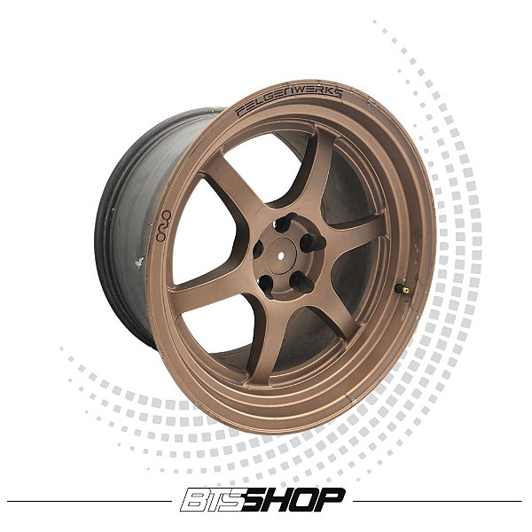 Rodas Aro 18 Tala 10.5 5x100 OffSet 15 Felgenwerks (Jogo)