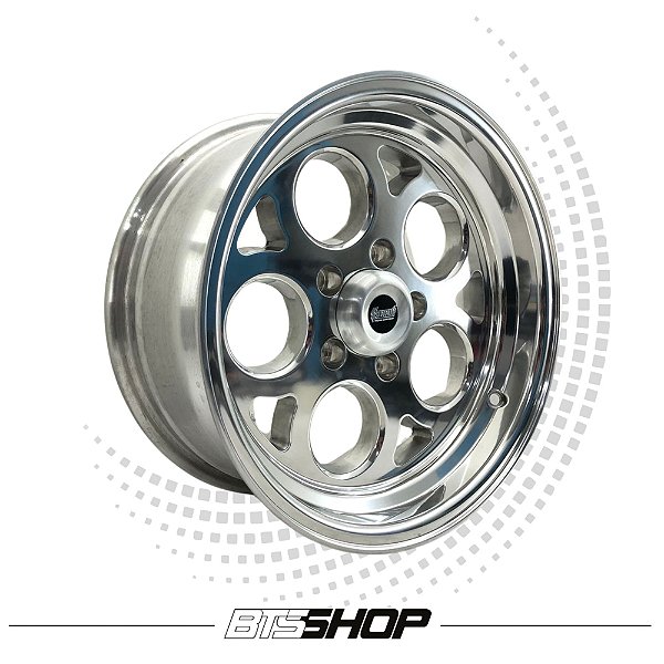 Roda Aro 15 Tala 7 e 10 5x114 Summit Racing Drag-Thrust (Jogo)