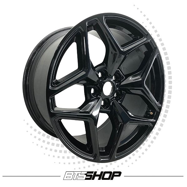 Roda Aro 19 Tala 9 e 9,5 Preto Original Mustang GT 24+ (Jogo)