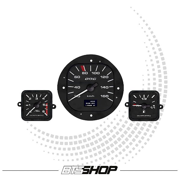 Kit de Relógios Painel Instrumentos ODG VW Fusca Itamar (Kit)
