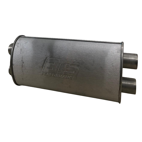 Abafador BTS Oval Inox 430 Escovado 400mm 2.0" (2E-2S)