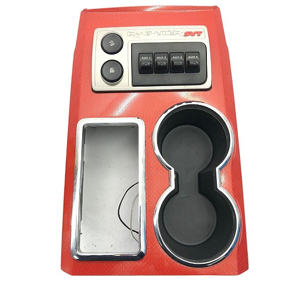 Console Central Ford Raptor (Vermelho)