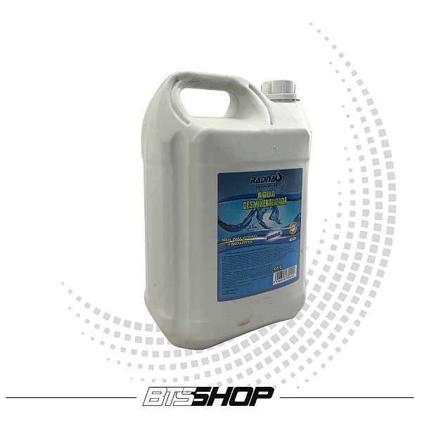 Água Desmineralizada Deionizada Radnaq Automotive 5L