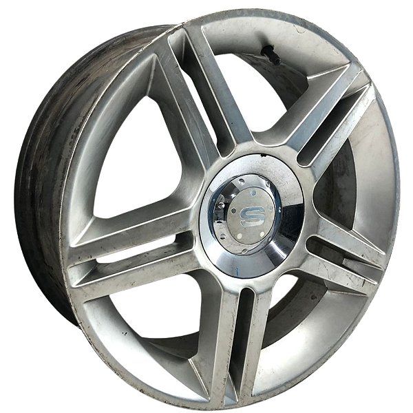Roda Aro 17 Tala 6,5 4x100 4x108 Multifuro Scorro Prata