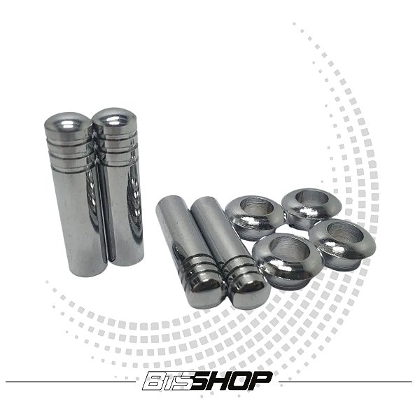 Pino de Porta Com Roseta 2Portas GM Opala Caravan 69-84 (Kit)