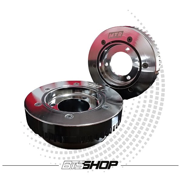 Polia Damper C Roda Fônica 2 Canais GM Opala Caravan 4cc 6cc