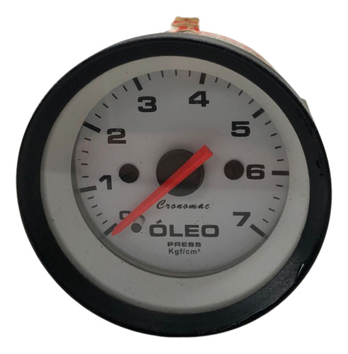 MANÔMETRO PRESSÃO DE ÓLEO UNIVERSAL CRONOMAC