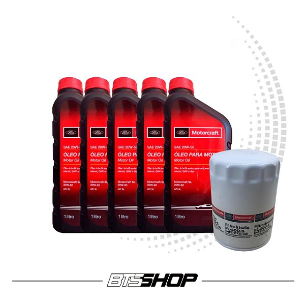 Kit troca de óleo Mustang 3.8L V6 1994 1995 Óleos + Filtro