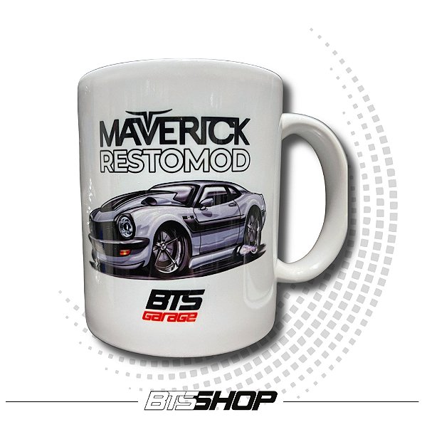 Caneca Ford Maverick Cinza Restomod