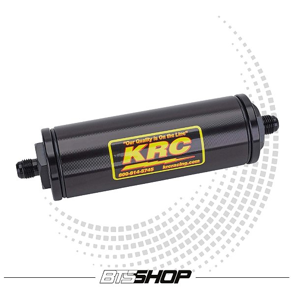 Filtro de Combustível KRC  10AN / AN10 - 100 Microns - Preto