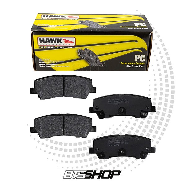 Pastilha De Freio Traseiro Hawk Performance Ford Mustang 18-23 (STREET)