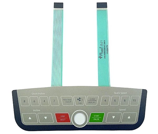 Teclado do painel esteira Speedo TR6 V1