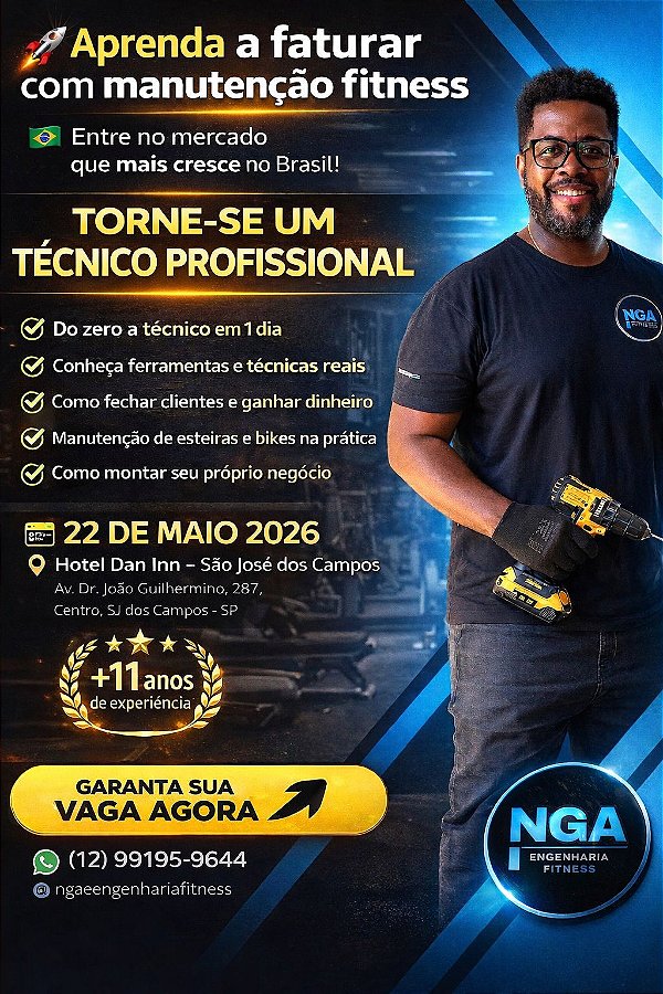 2° Lote Workshop - Manutenção de equipamentos