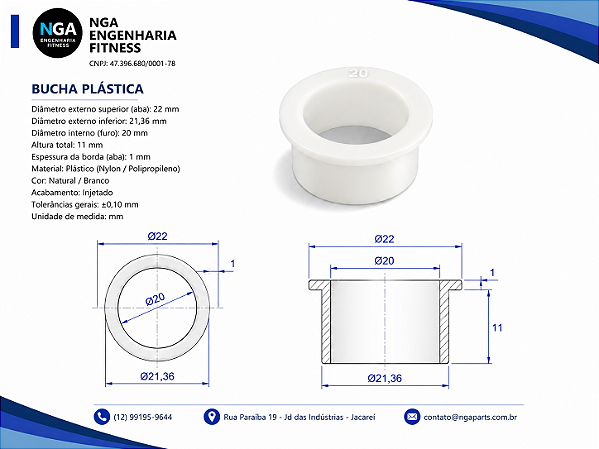 Bucha de Plástico