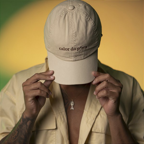 Boné Calor da p*rra off white