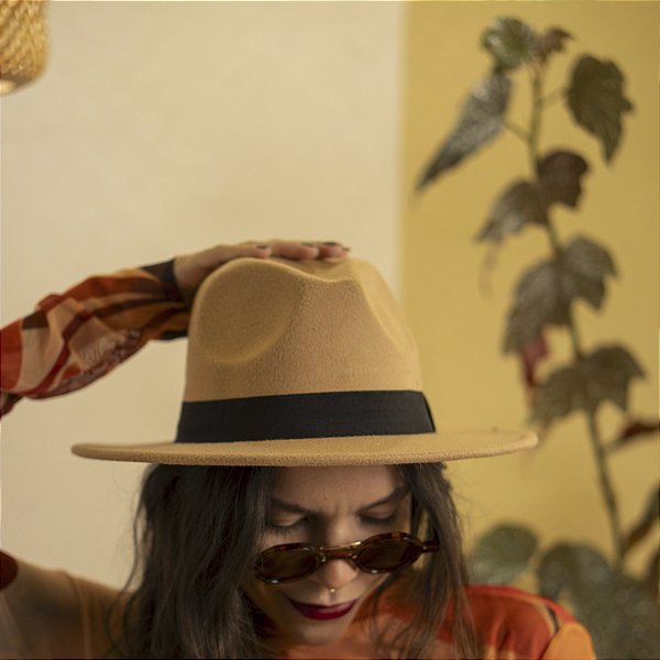 Chapéu de Cogumelo Bege