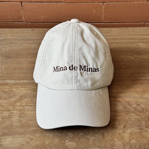 Boné Mina de Minas off white