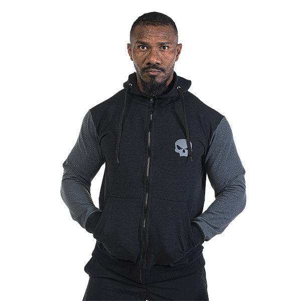 MOLETOM BLACK SKULL SPECIAL FORCES PRETO