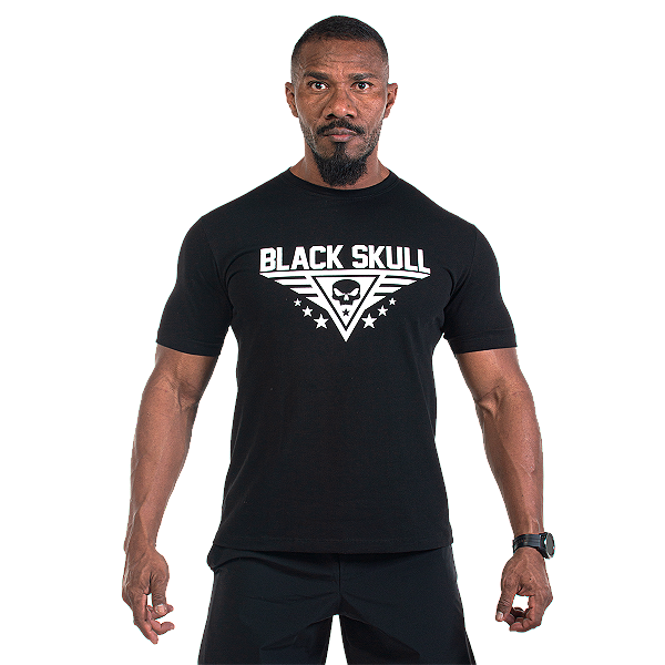 CAMISETA BLACK SKULL STARS
