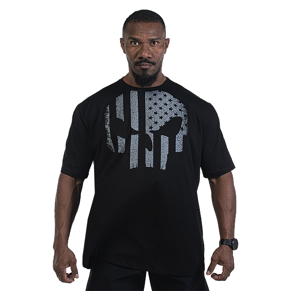 CAMISETA OVERSIZED BLACK SKULL SHADOW