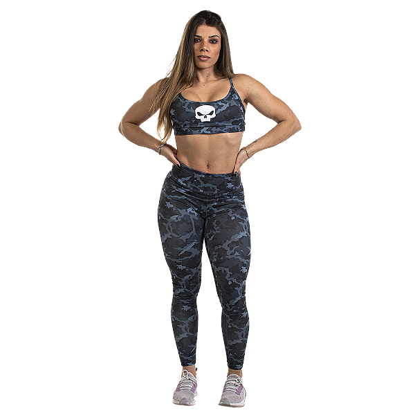 LEGGING BLACK SKULL  CAMOUFLAGE