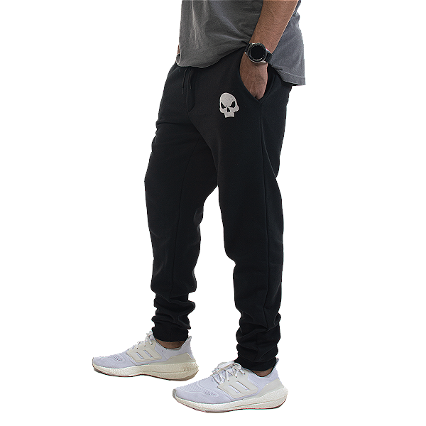 CALÇA DE MOLETOM BLACK SKULL YESTERDAY